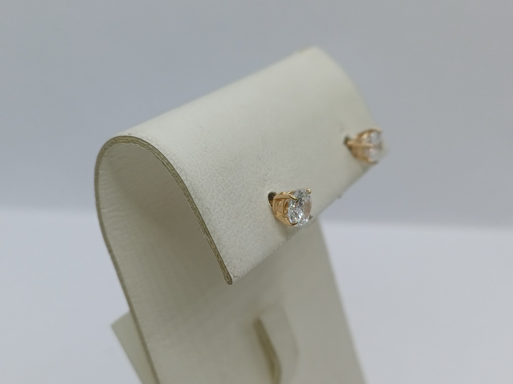 СПУС585 СЕРЬГИ ПУСЕТЫ (Au 585)