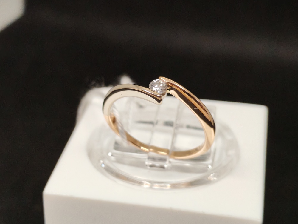 КОЛЬЦО БРИЛЛИАНТ Au 585