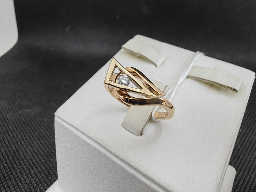 КОЛЬЦО БРИЛЛИАНТ Au 585