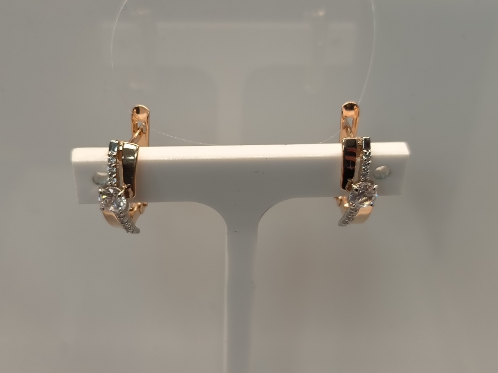 СЕРЬГИ С КАМНЯМИ (Au 585)