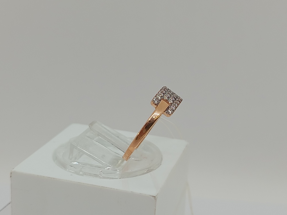 КОЛЬЦО С КАМНЯМИ (Au 585)