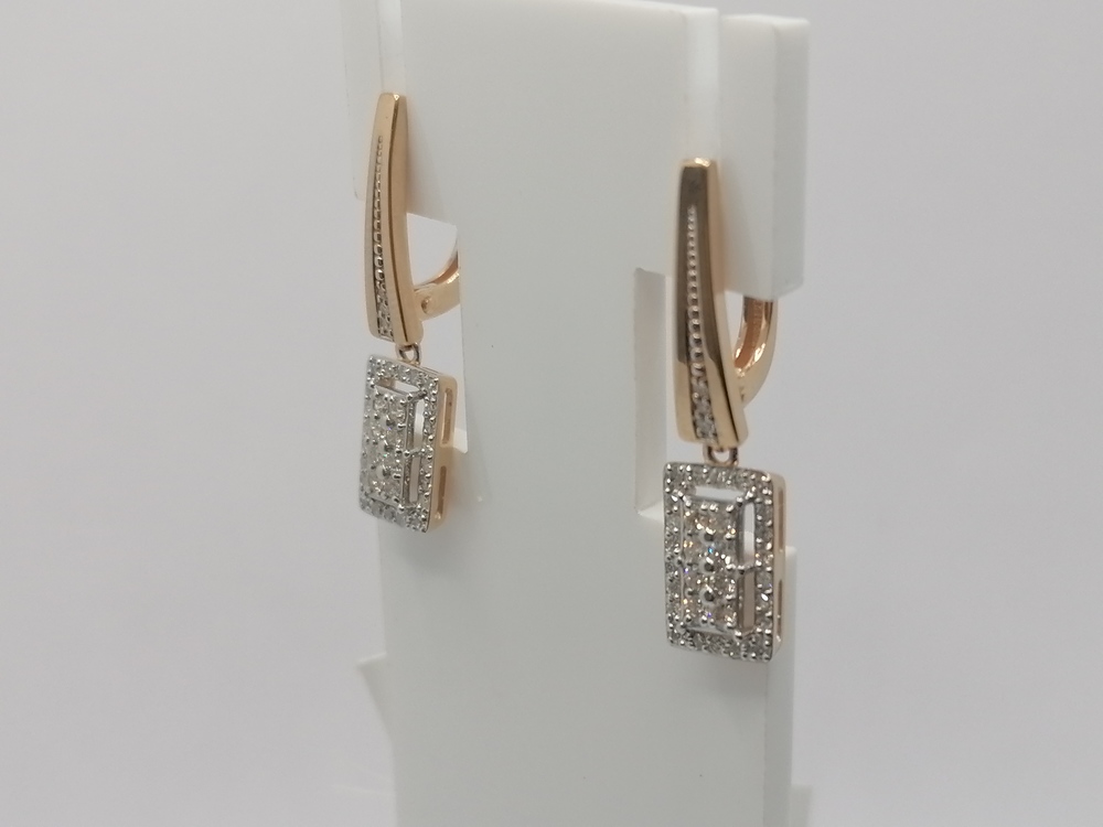 СЕРЬГИ БРИЛЛИАНТ (Au 585)