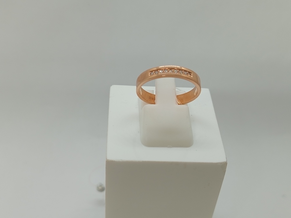 КОЛЬЦО Обручальное БРИЛЛИАНТ (Au 585)