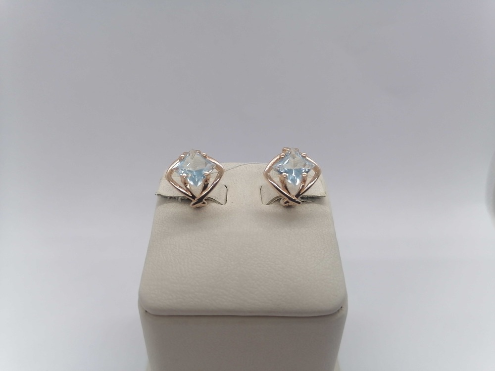 СКМ585 СЕРЬГИ С КАМНЕМ (Au 585) СКМ585 СЕРЬГИ С КАМНЕМ (Au 585)