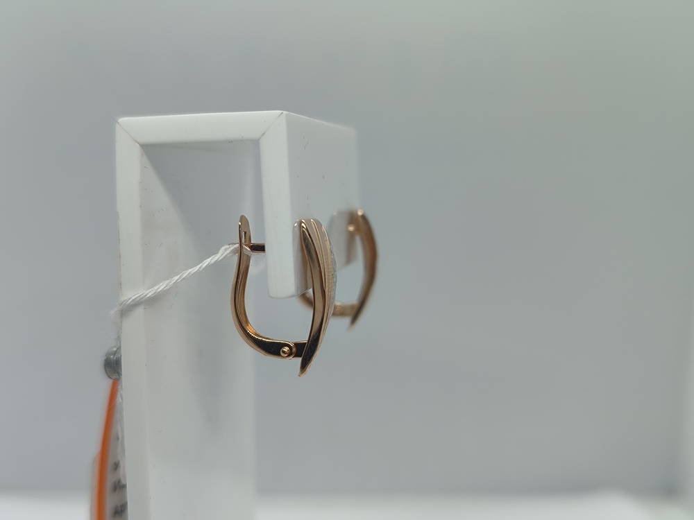 СЕРЬГИ БЕЗ КАМНЯ (Au 585)