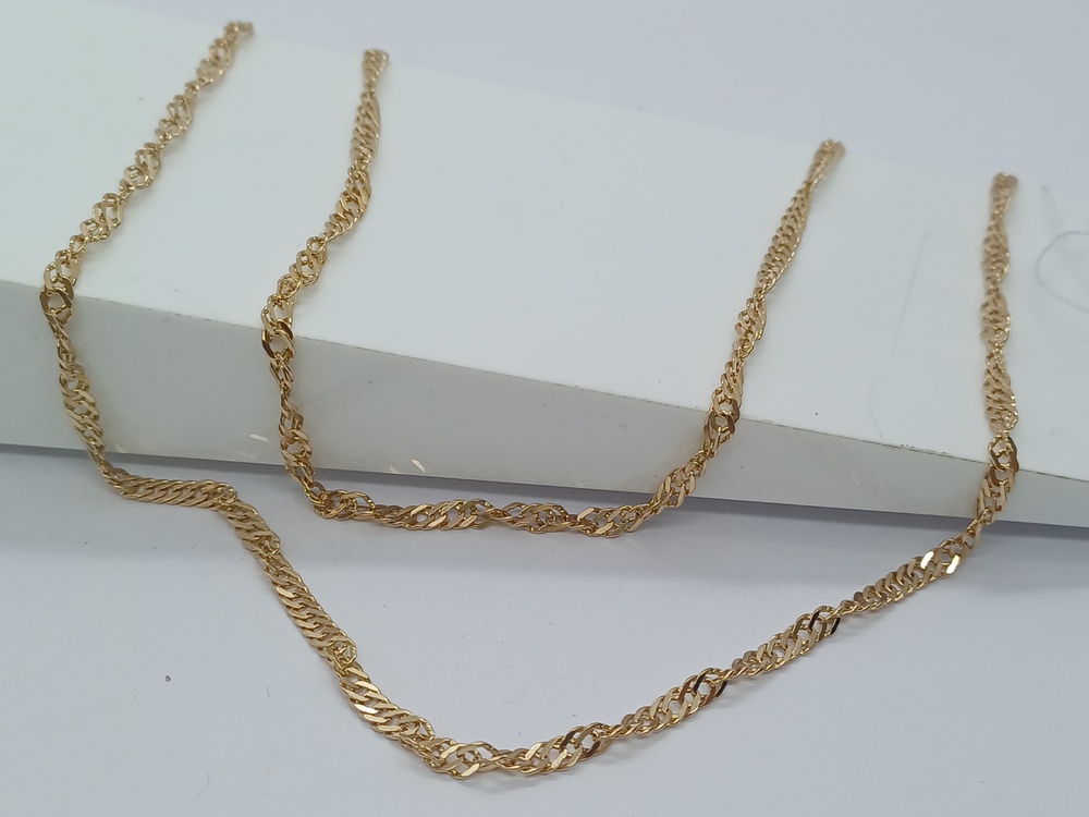 ЦЛСИ585 ЦЕПЬ ПОЛНОВЕСНАЯ Сингапур (Au 585)