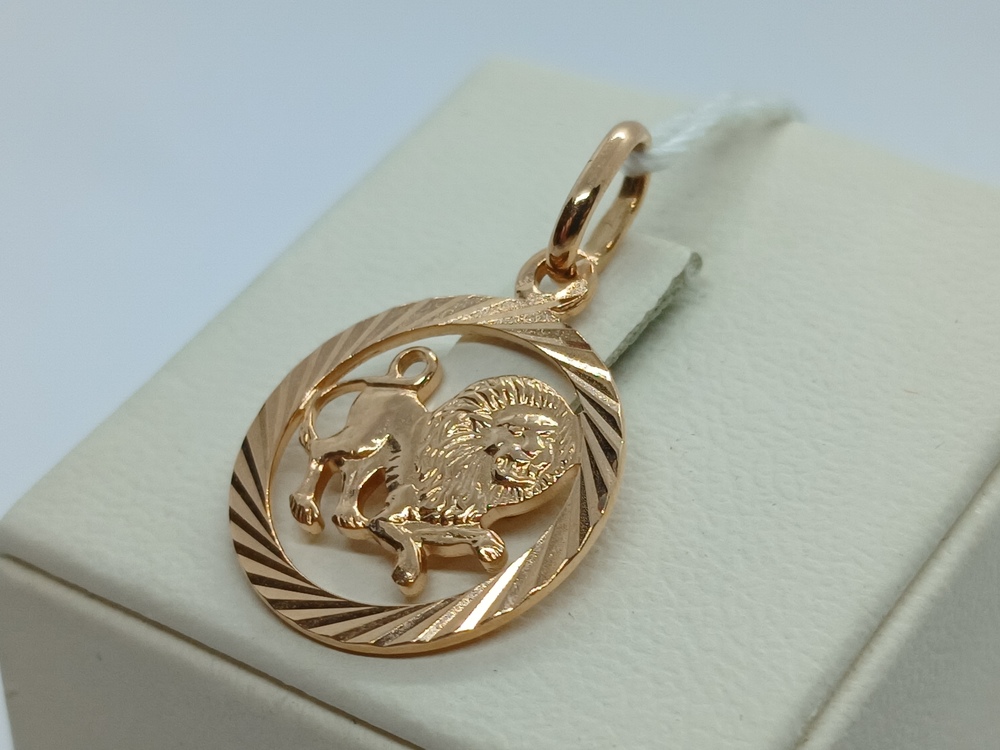 ПОДВЕСКА ЗНАК ЗОДИАКА ЛЕВ Au 585