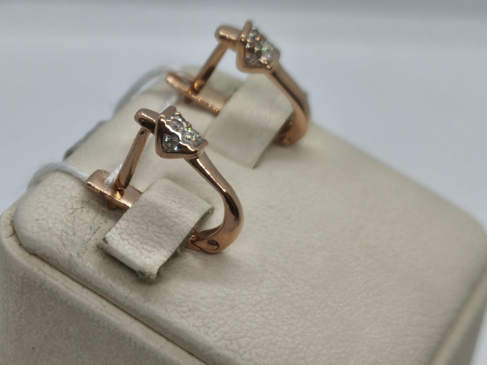 СЕРЬГИ БРИЛЛИАНТ (Au 585)