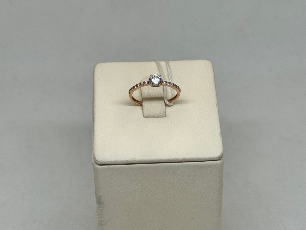 КОЛКМИ585 КОЛЬЦО С КАМНЯМИ (Au 585)