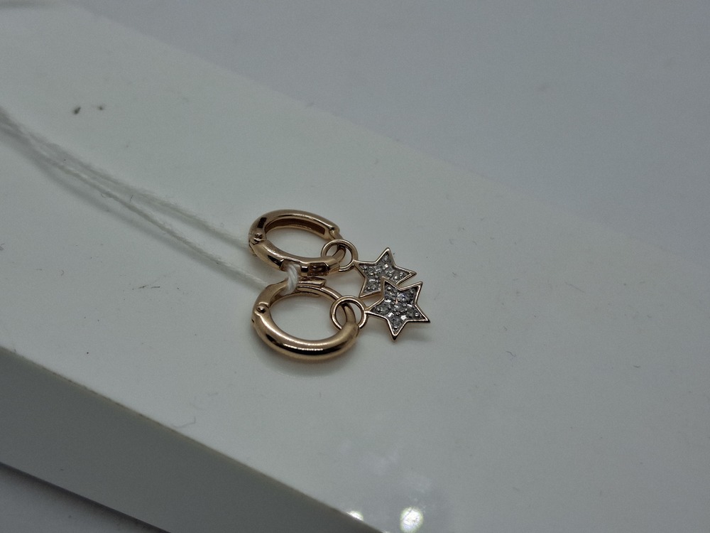 СЕРЬГИ БРИЛЛИАНТ (Au 585)