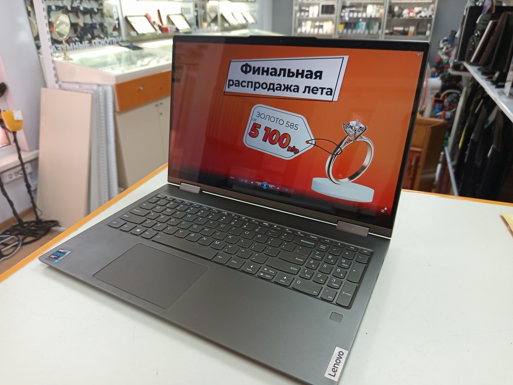 Ноутбук Lenovo Yoga Slim 7 15itl05; i7-1165G7, Iris(R) Xe Graphics, 16 Гб, 512 GB, Нет