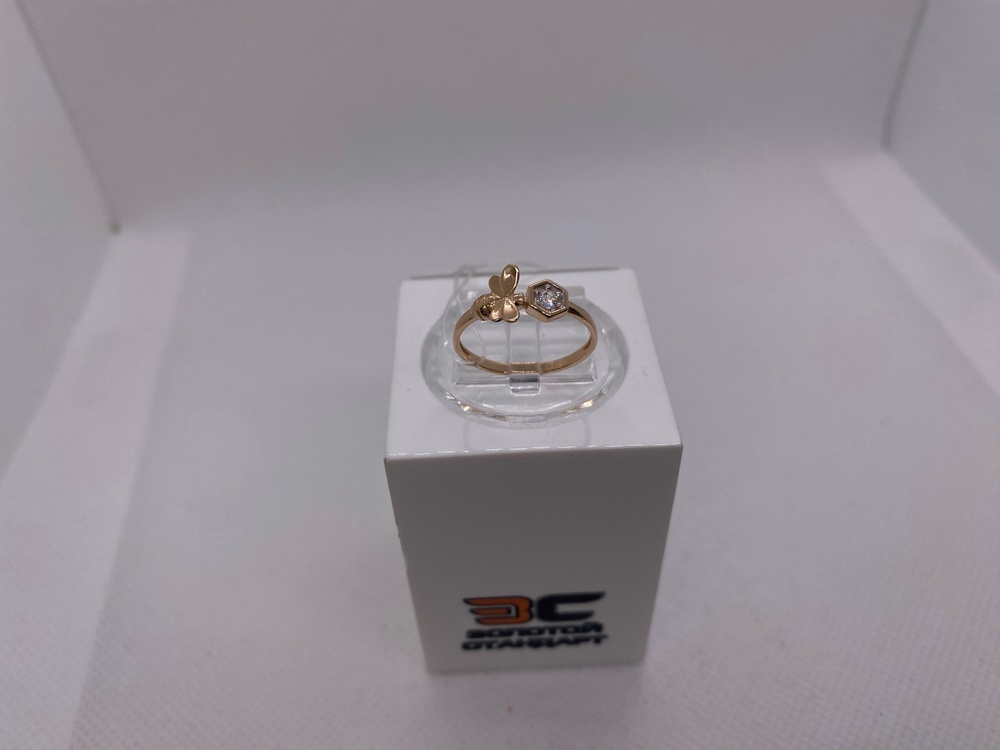 КОЛЬЦО С КАМНЕМ (Au 585)