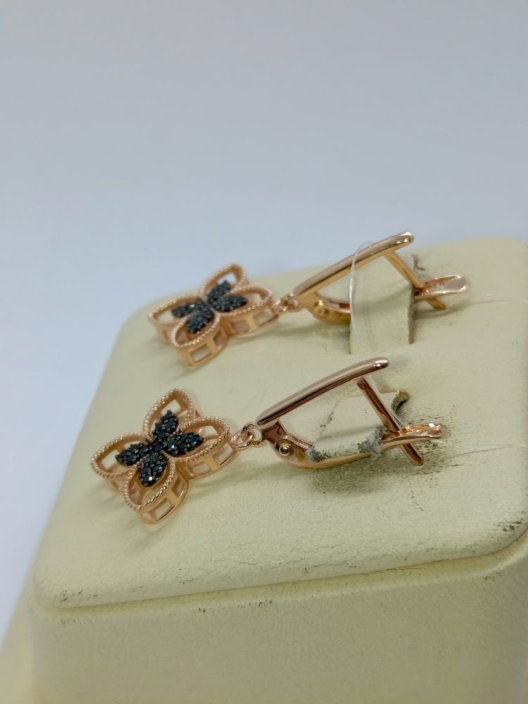 СЕРЬГИ С КАМНЯМИ (Au 585)