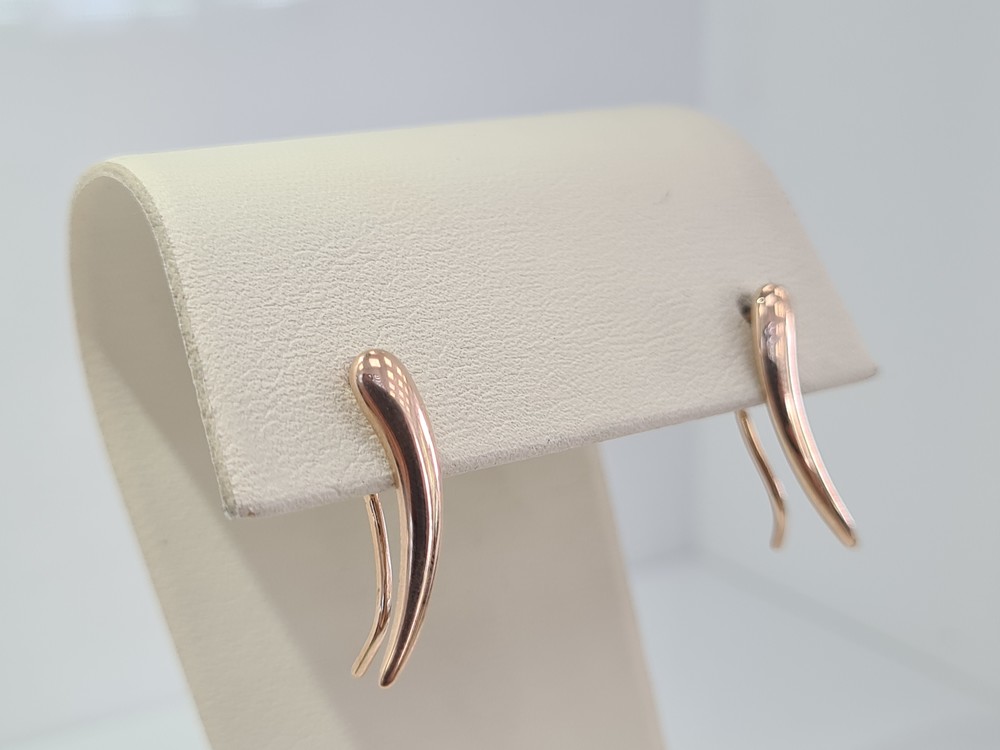 СЕРЬГИ КАФФЫ без камня (Au 585)