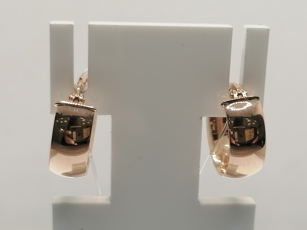 СЕРЬГИ БЕЗ КАМНЯ (Au 585)