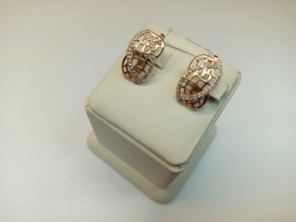 СЕРЬГИ С КАМНЯМИ (Au 585)