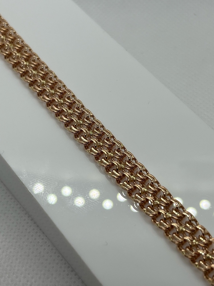 БЛБ585 БРАСЛЕТ ПОЛНОВЕСНЫЙ Бисмарк (Au 585) БЛБ585 БРАСЛЕТ ПОЛНОВЕСНЫЙ Бисмарк (Au 585)