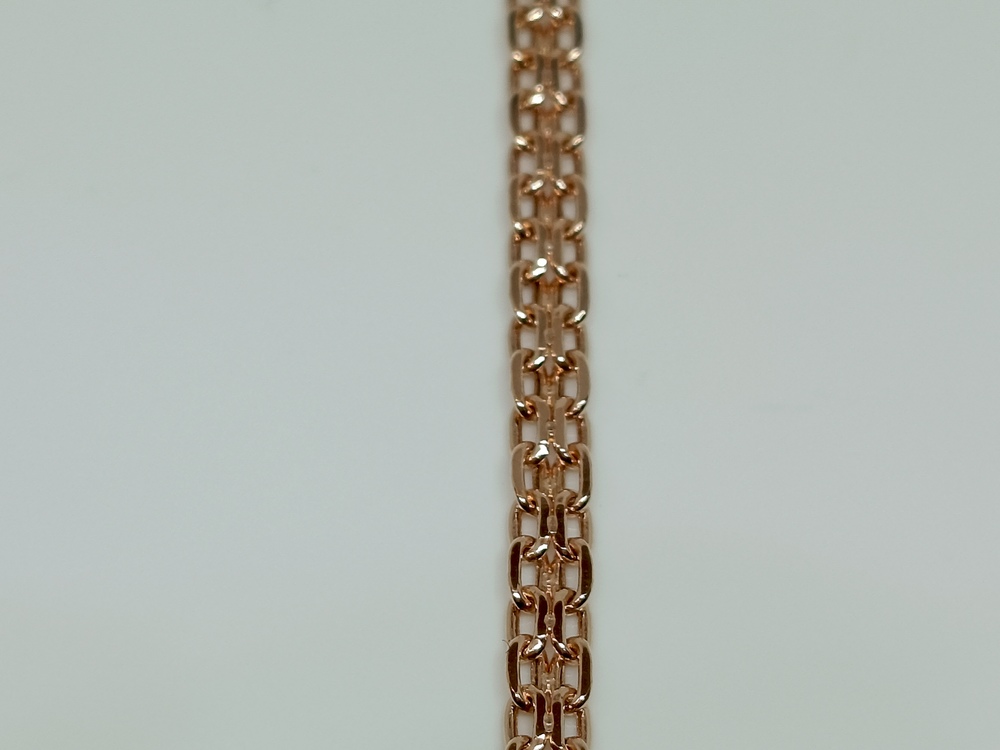 630505021 БРАСЛЕТ ПУСТОТЕЛЫЙ Бисмарк машинный (Au 585)