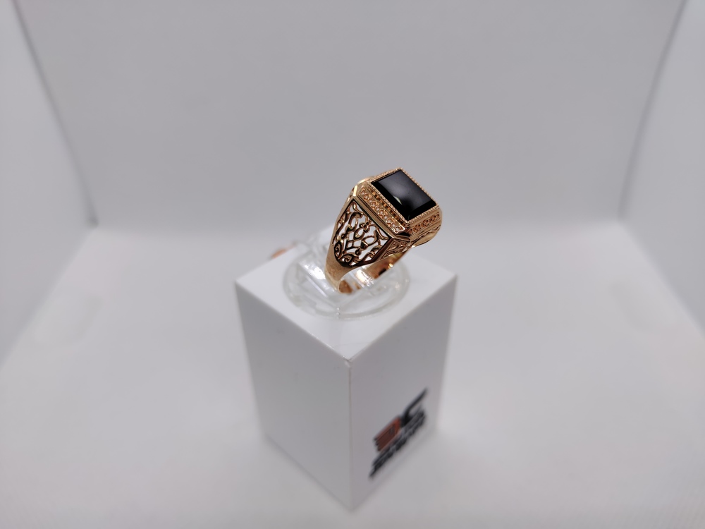 ПЕЧАТКА С КАМНЕМ (Au 585)