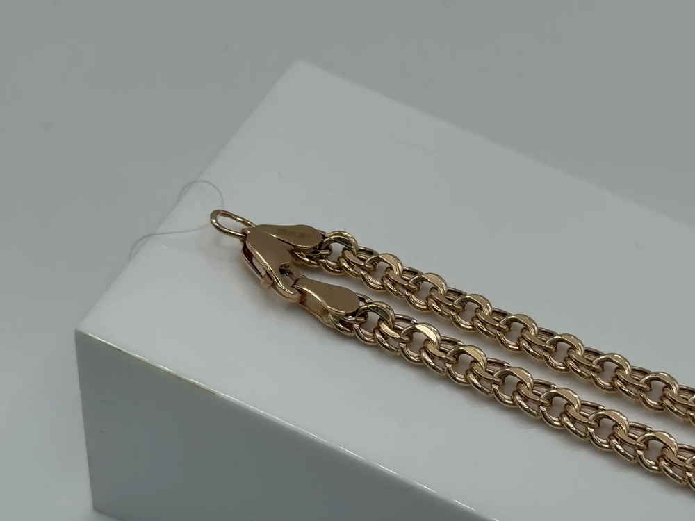 ЦЕПЬ ПУСТОТЕЛАЯ Бисмарк (Au 585)