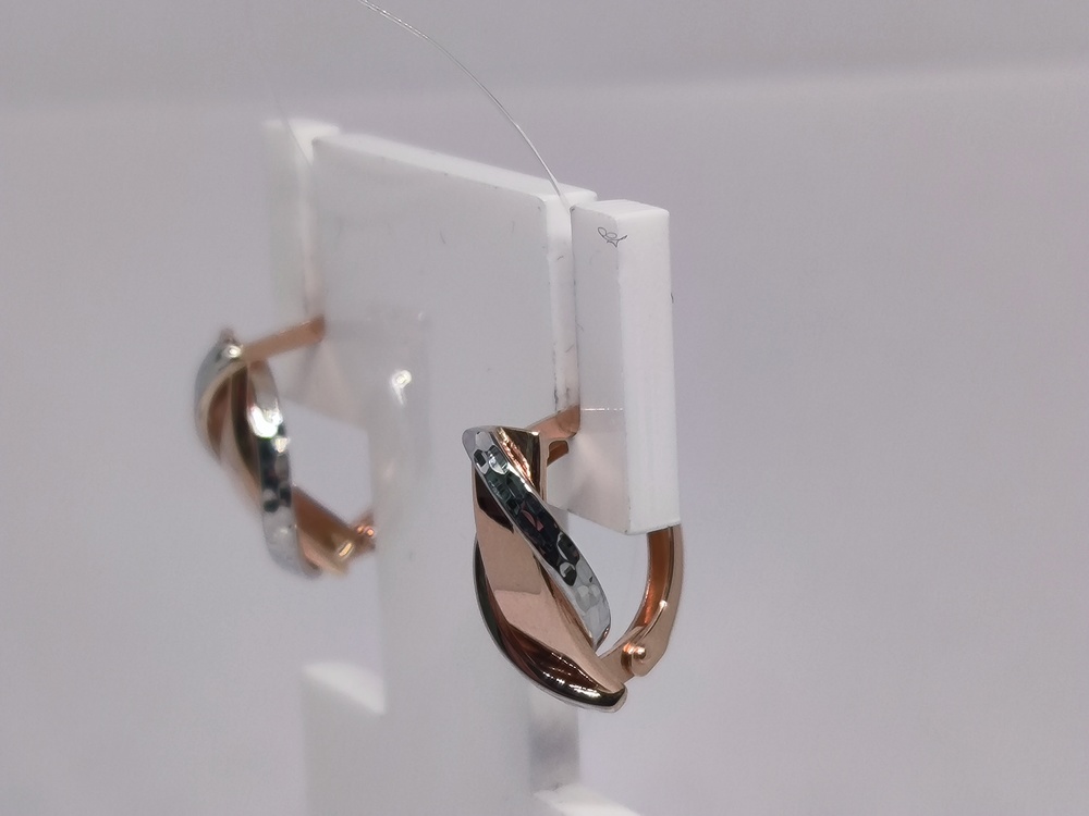 СЕРЬГИ БЕЗ КАМНЯ (Au 585)