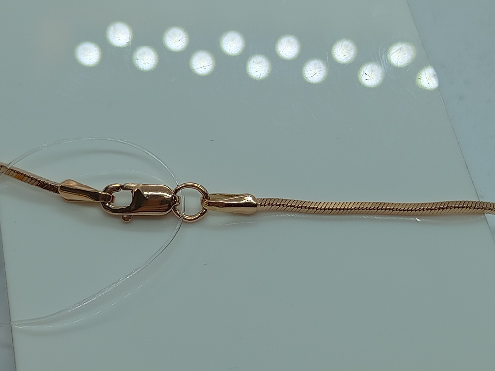 ЦЕПЬ ПОЛНОВЕСНАЯ Жгут(снейк) (Au 585)