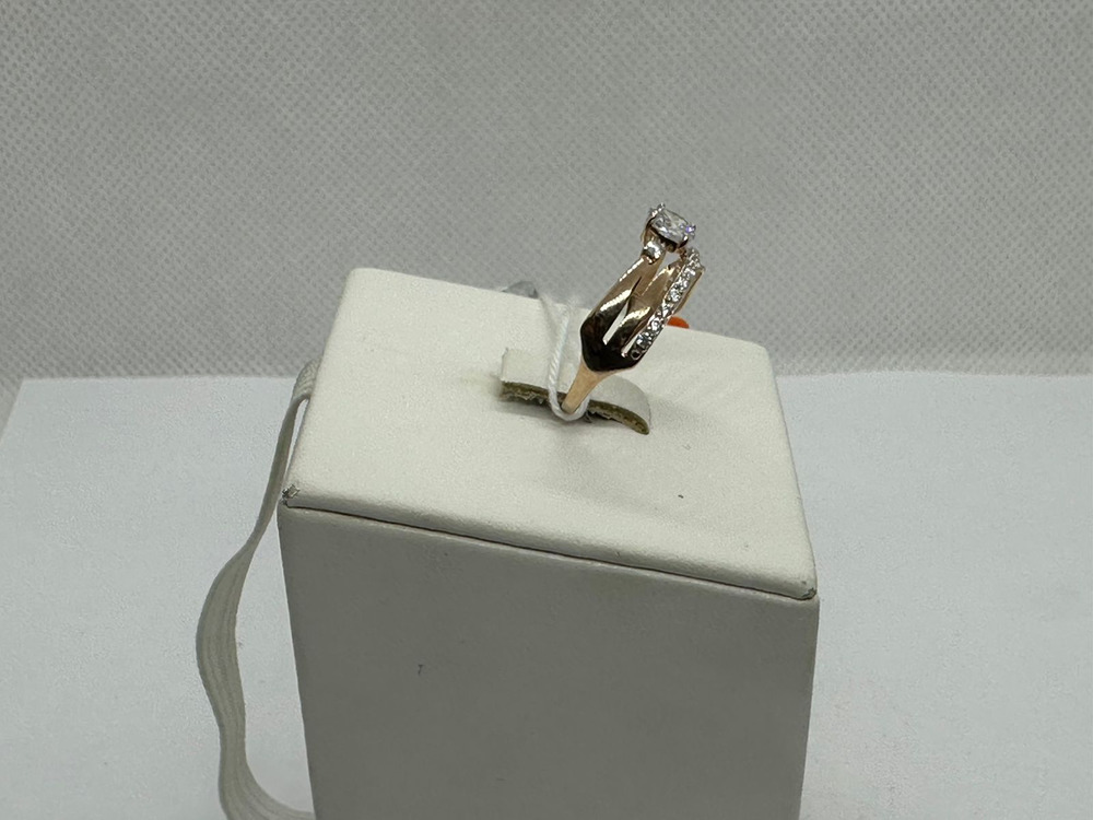 КОЛКМИ585 КОЛЬЦО С КАМНЯМИ (Au 585)
