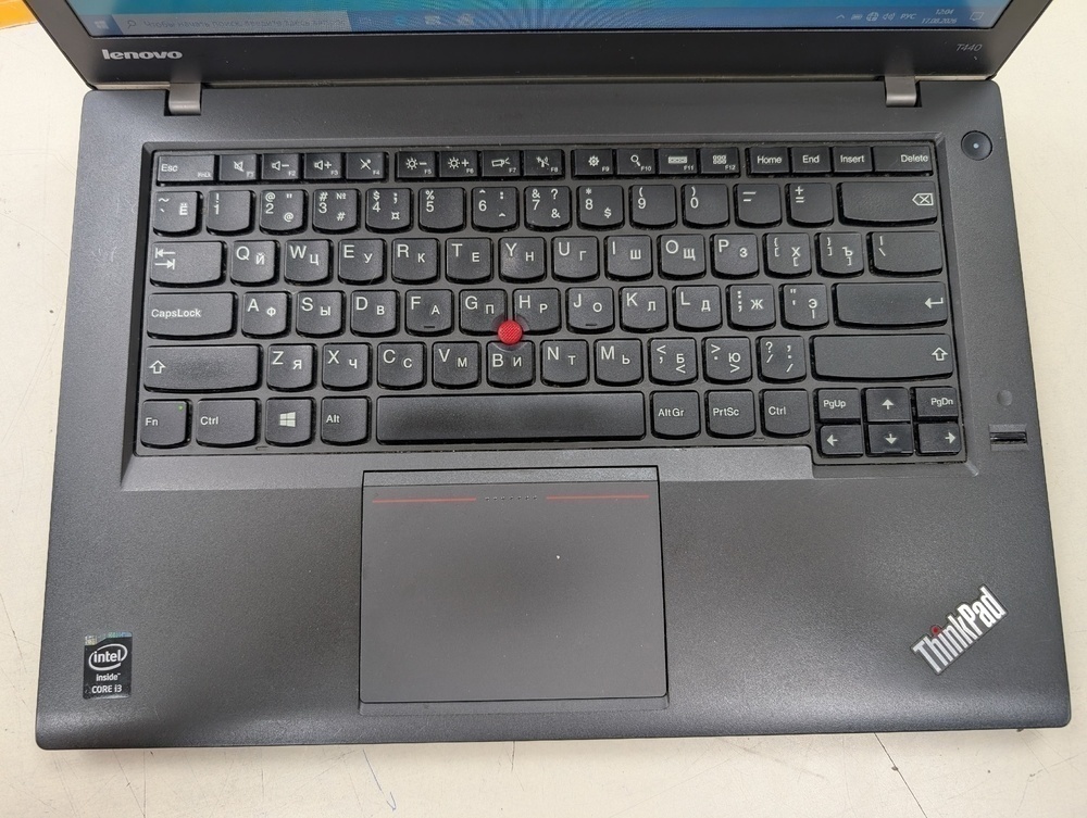 Ноутбук Lenovo ThinkPad T440; Core i3-4010U, HD Graphics famile, 4 Гб, Нет, 500 Гб