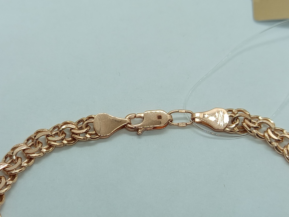 670009023 БРАСЛЕТ ПУСТОТЕЛЫЙ Бисмарк (Au 585)