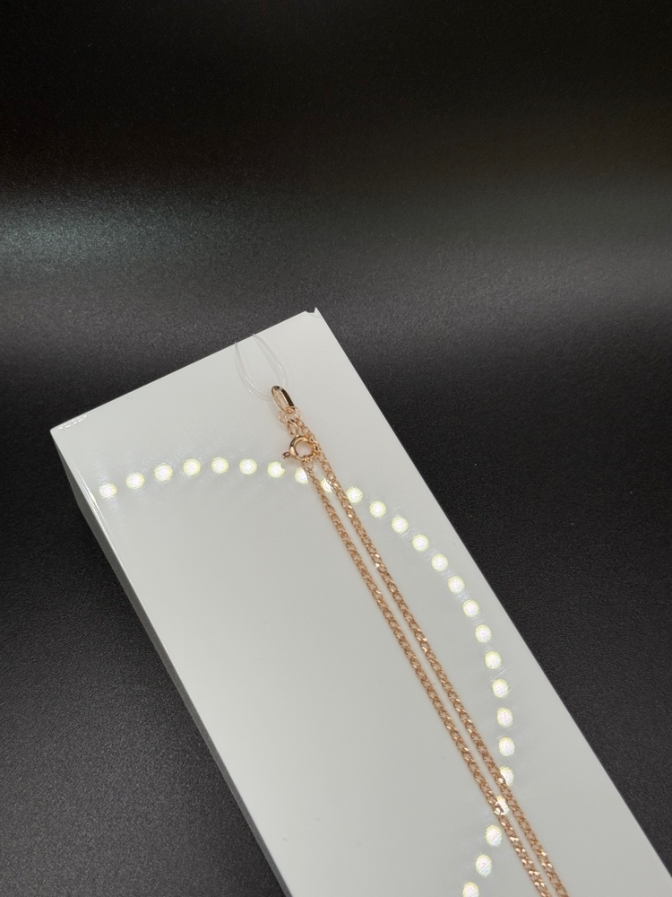 ЦЕПЬ ПОЛНОВЕСНАЯ Ромб двойной (Au 585)