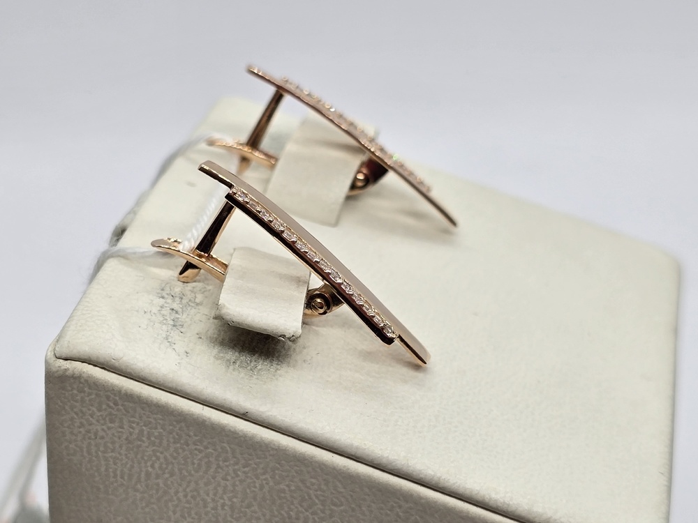 СЕРЬГИ С КАМНЯМИ (Au 585)