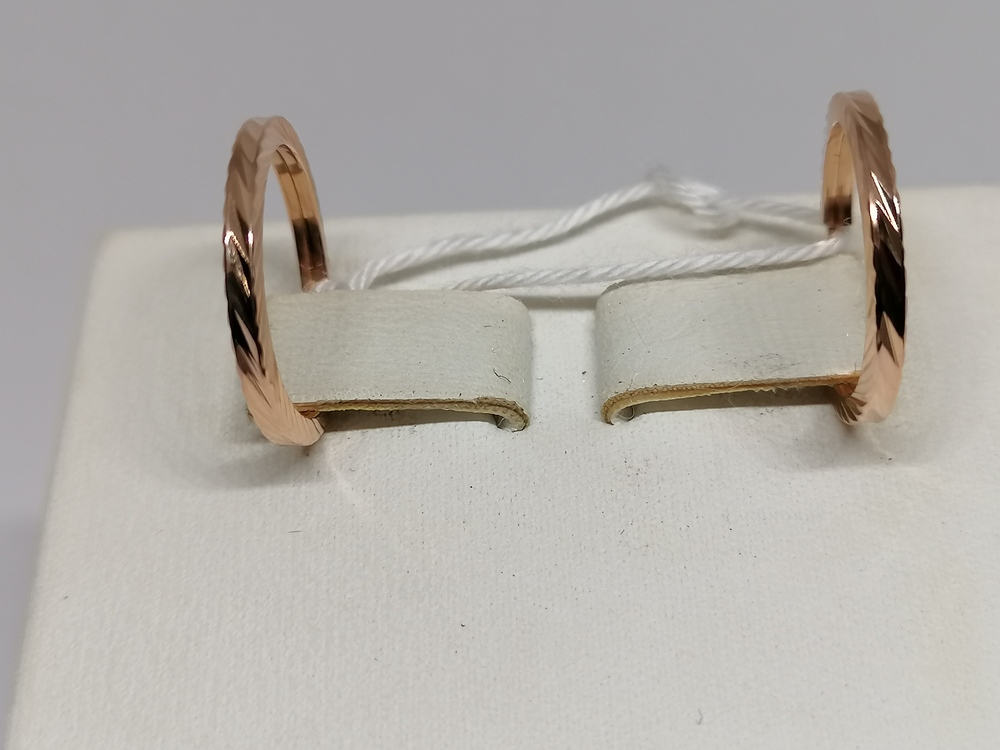 СКОН585 СЕРЬГИ КОНГО (Au 585)