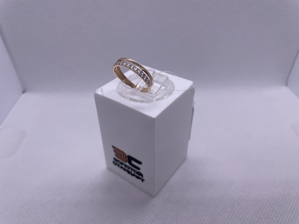 КОЛЬЦО С КАМНЯМИ (Au 585)