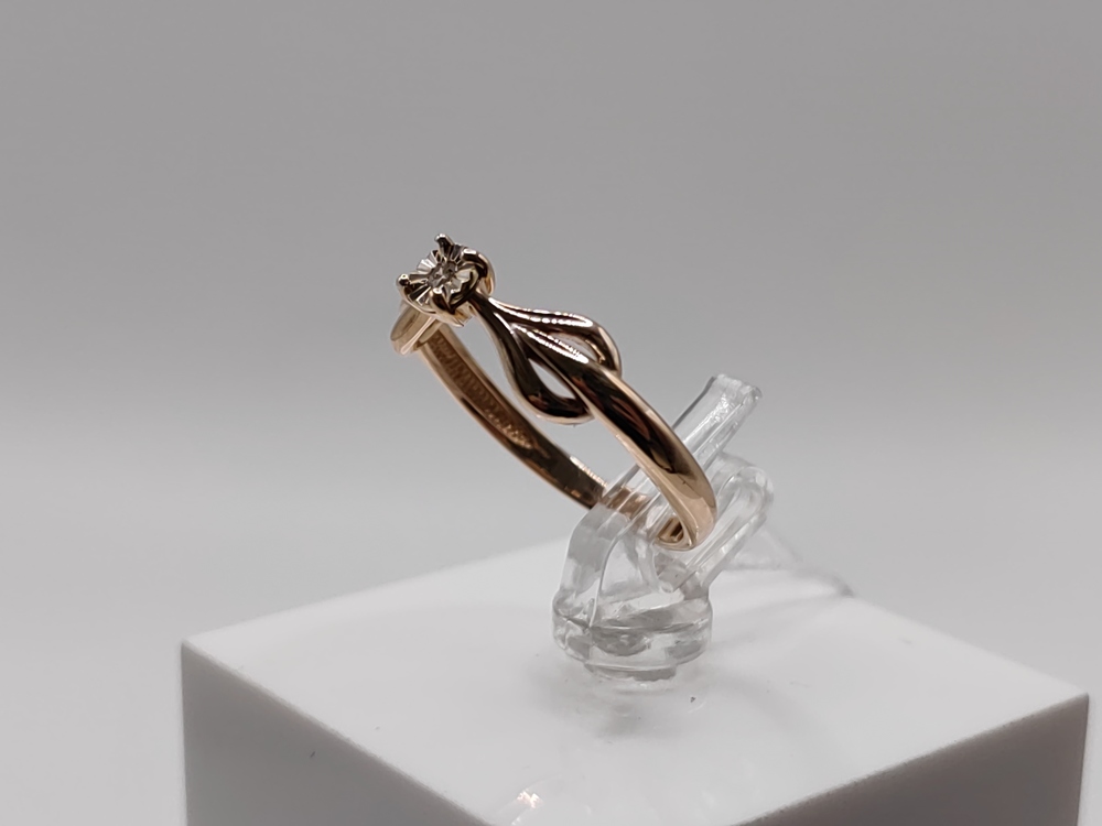 КОЛЬЦО БРИЛЛИАНТ Au 585