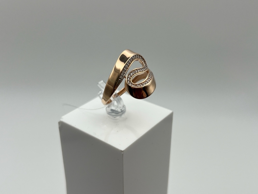 КОЛЬЦО С КАМНЯМИ (Au 585)