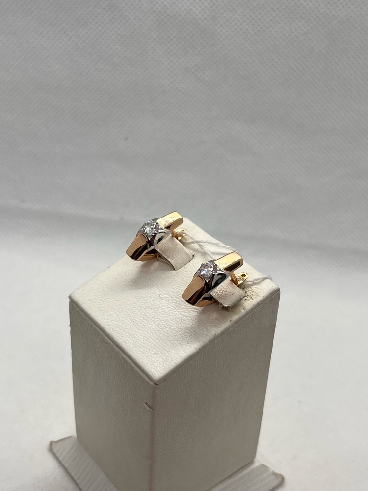 СЕРЬГИ С КАМНЕМ (Au 585)