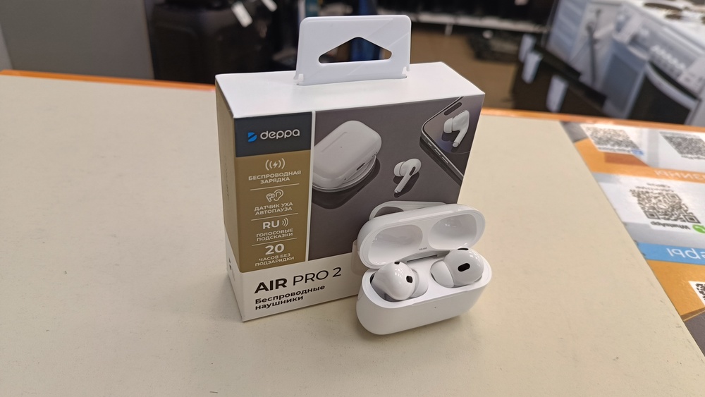 Наушники беспроводные Deppa 44167 Air Pro 2