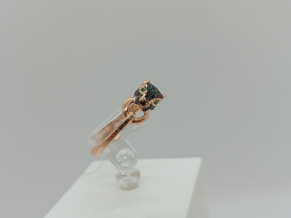 КОЛЬЦО С КАМНЯМИ (Au 585)