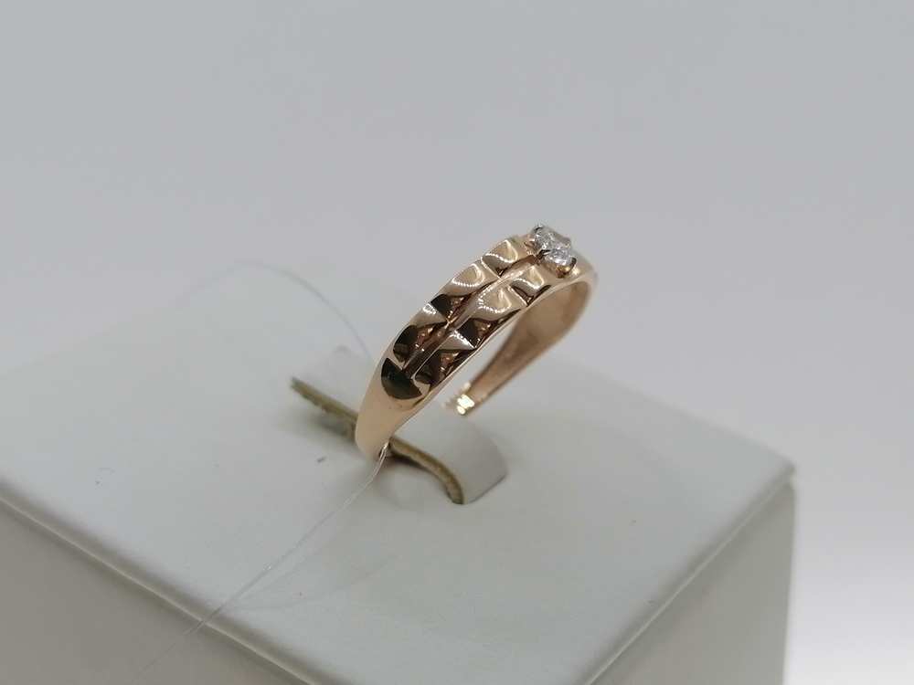 КОЛЬЦО С КАМНЕМ (Au 585)