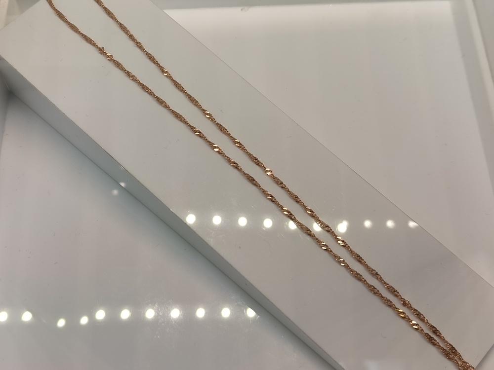 ЦЛСИ585 ЦЕПЬ ПОЛНОВЕСНАЯ Сингапур (Au 585)