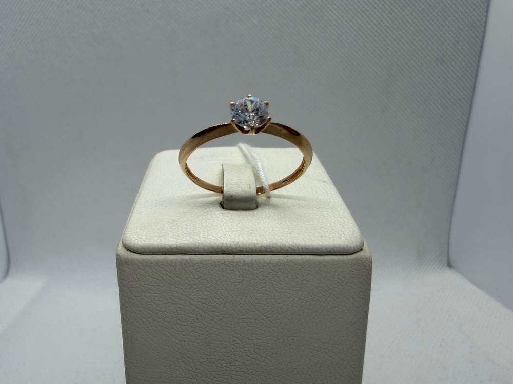 КОЛКМ585 КОЛЬЦО С КАМНЕМ (Au 585)