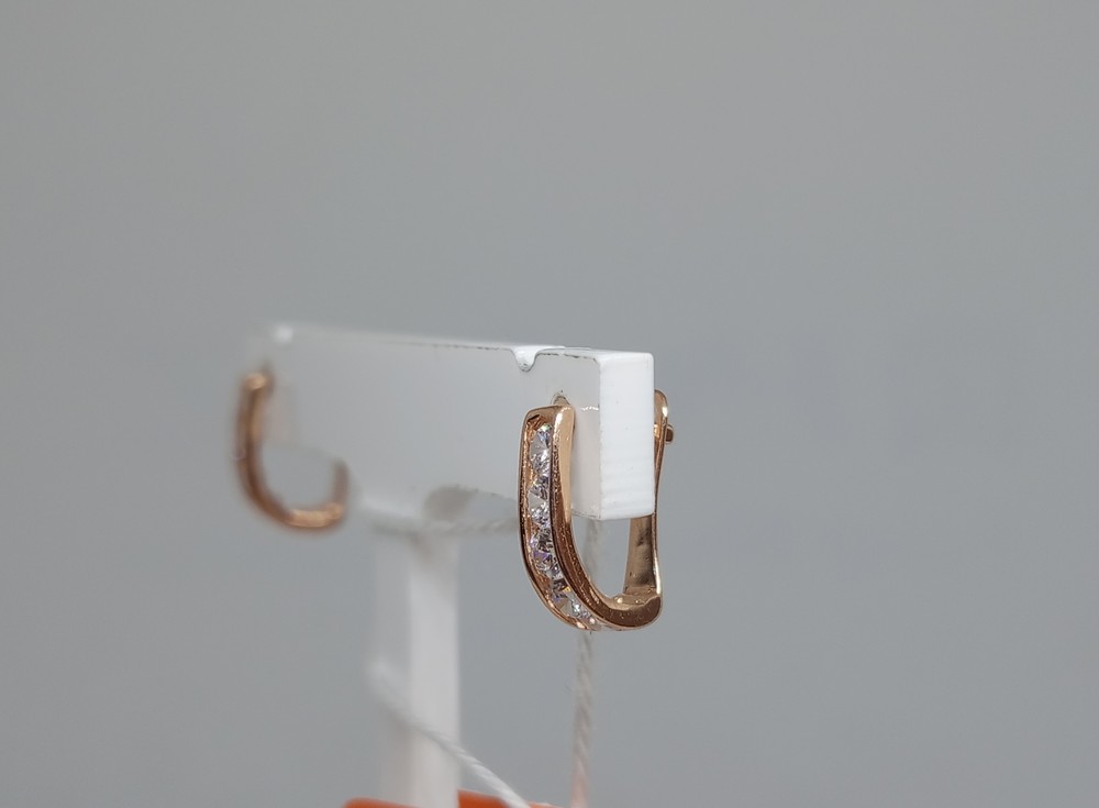 СЕРЬГИ С КАМНЯМИ (Au 585)