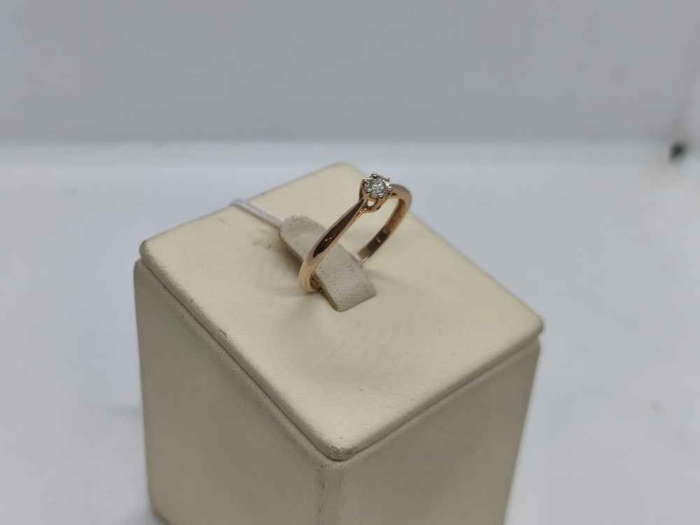 КОЛЬЦО БРИЛЛИАНТ Au 585