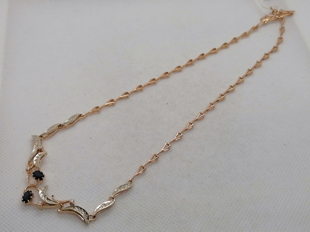 КОЛЬЕ БРИЛЛИАНТ Au 585