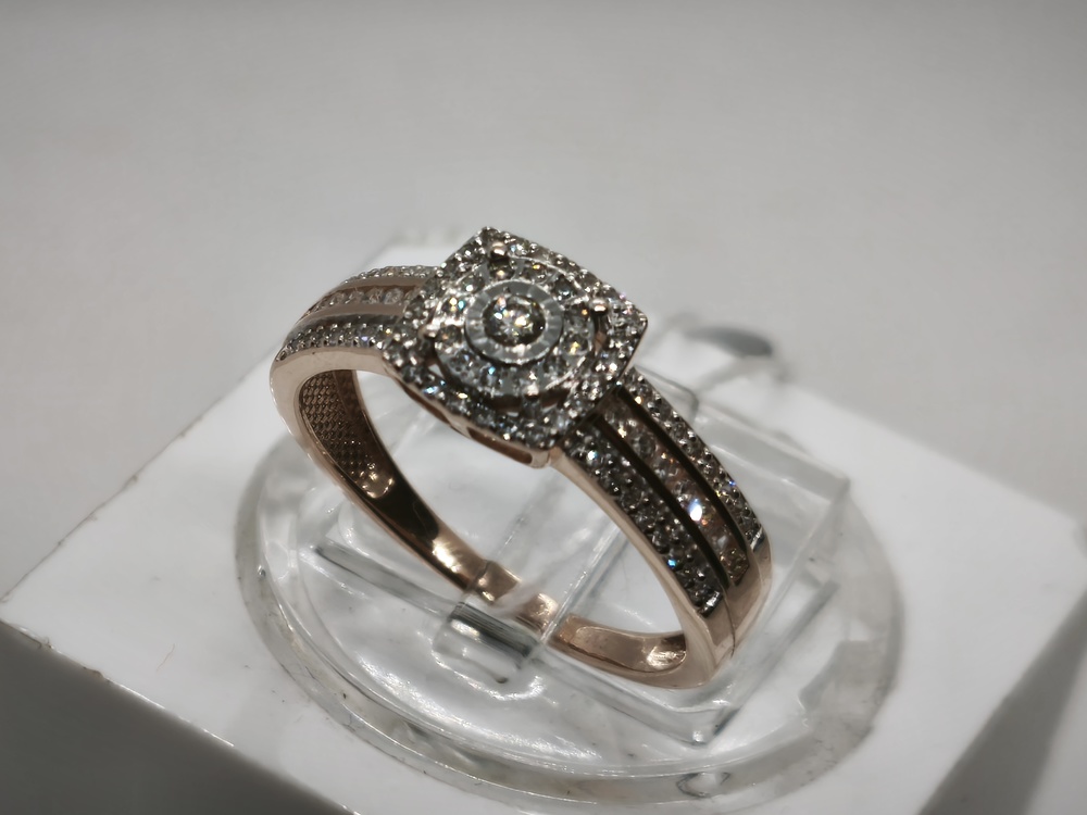 КОЛЬЦО БРИЛЛИАНТ Au 585