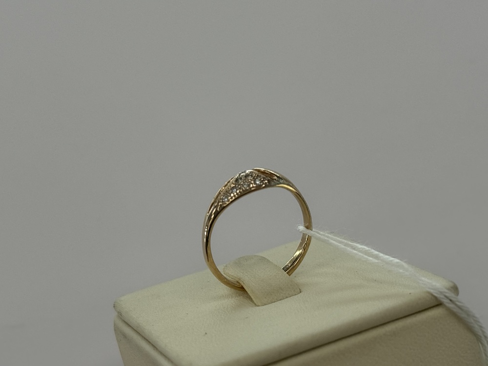 КОЛКМИ585 КОЛЬЦО С КАМНЯМИ (Au 585)