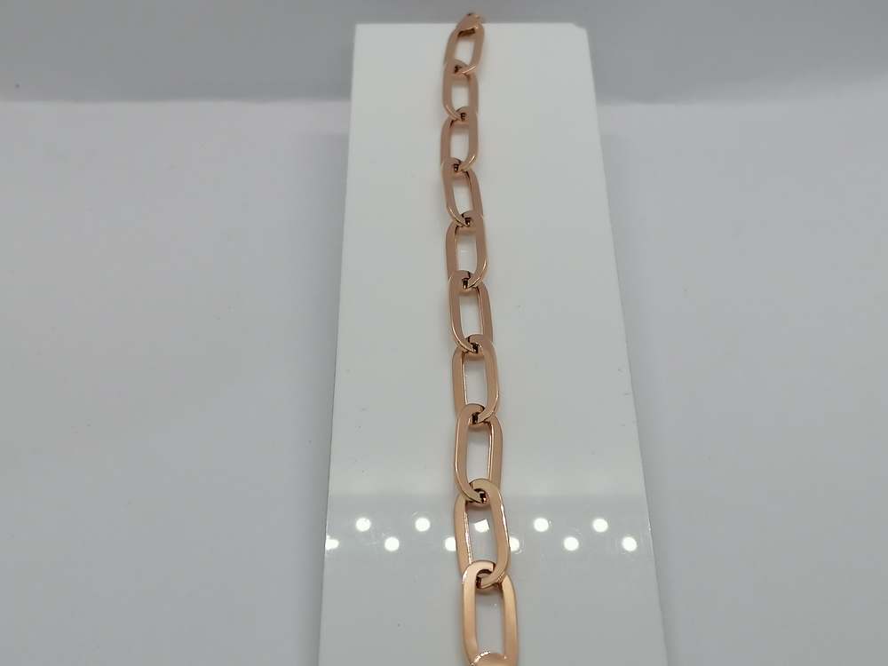 БРАСЛЕТ ПУСТОТЕЛЫЙ Якорное (Au 585)