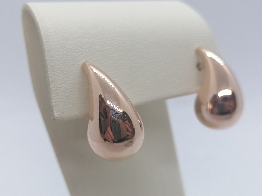 СЕРЬГИ ПУСЕТЫ без камня (Au 585)