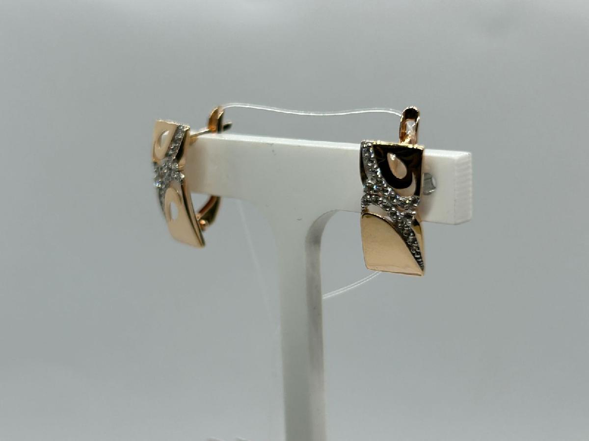 СЕРЬГИ С КАМНЯМИ (Au 585)