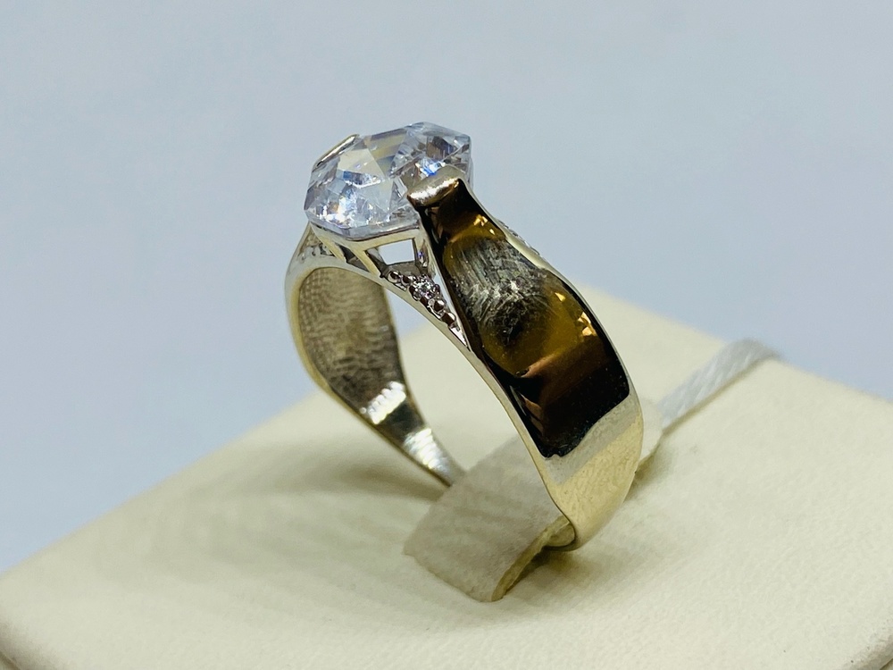КОЛКМИ585 КОЛЬЦО С КАМНЯМИ (Au 585)